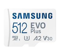 Karta pamięci SAMSUNG EVO Plus microSD 512GB z adapterem 160MB/s